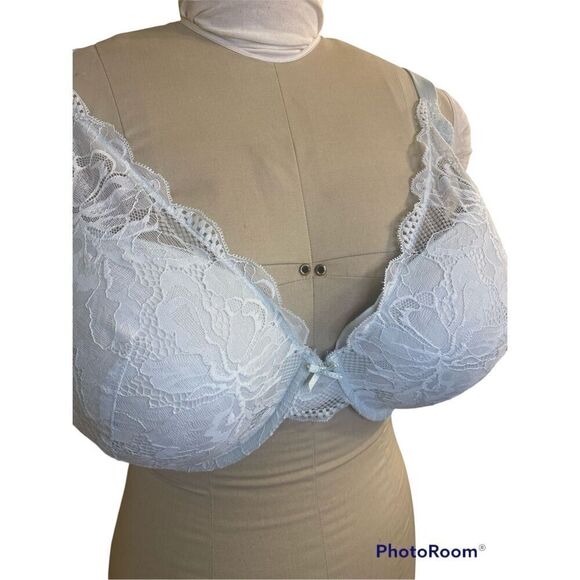 Auden Push-Up Plunge Coverage Underwire Bra 46DD Very Light Green - Picture 3 of 16